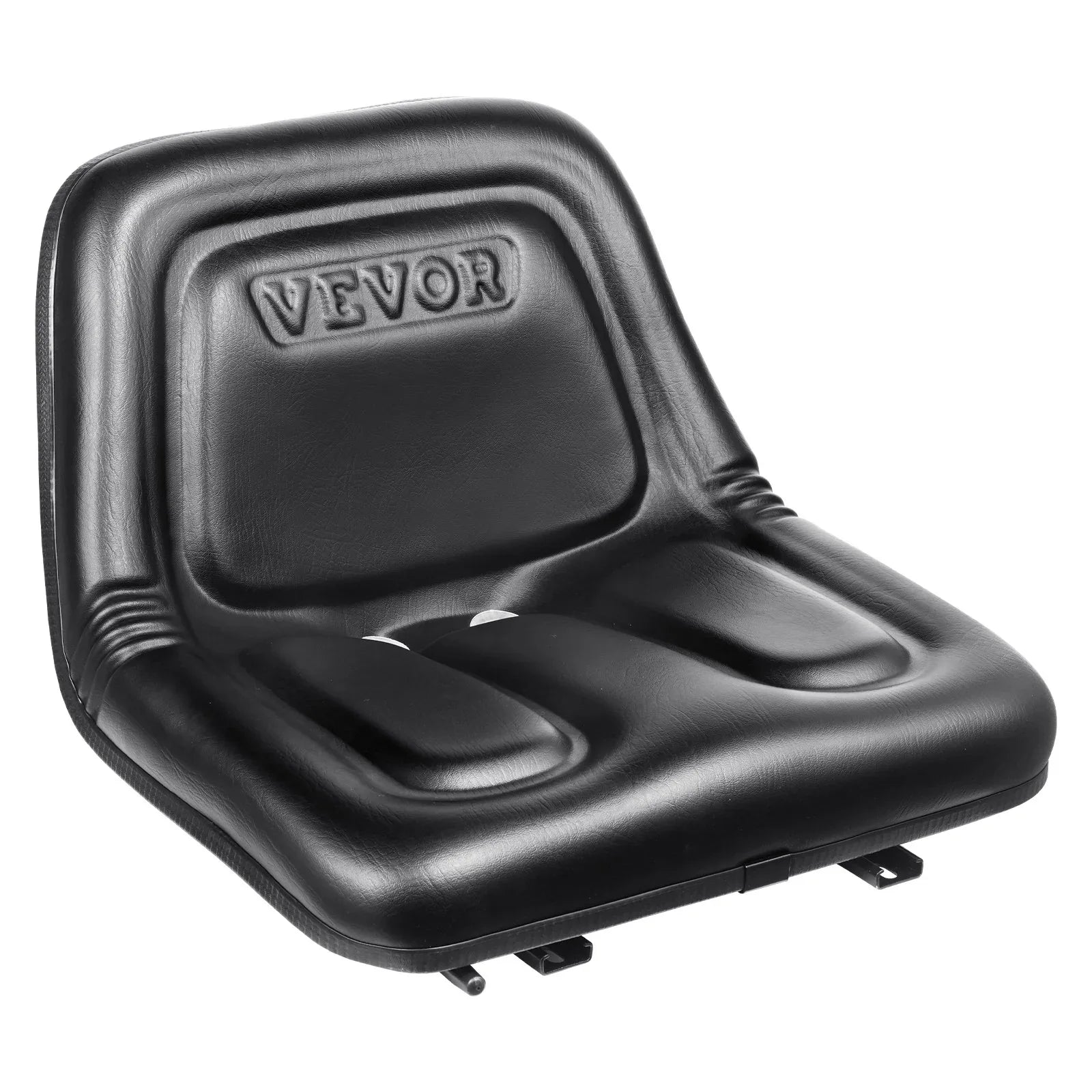 VEVOR Universal Tracor Seat, Lawn Mower Seat with Micro Switch and Drainage Holes, 16-34 cm Extended Slot Tractor Seat for Tractor Loader Excavator - Mekamart Australia
