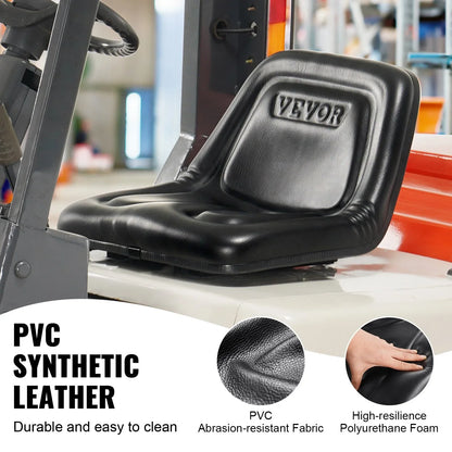 VEVOR Universal Tracor Seat, Lawn Mower Seat with Micro Switch and Drainage Holes, 16-34 cm Extended Slot Tractor Seat for Tractor Loader Excavator - Mekamart Australia