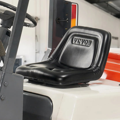 VEVOR Universal Tracor Seat, Lawn Mower Seat with Micro Switch and Drainage Holes, 16-34 cm Extended Slot Tractor Seat for Tractor Loader Excavator - Mekamart Australia