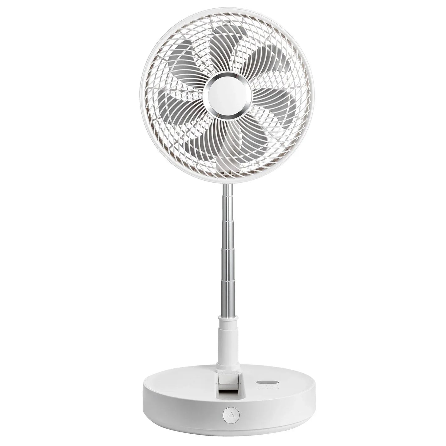VEVOR 12 Inch Foldable Oscillating Standing Fan with Remote Control, 4 Speed Adjustable Portable Desk Quiet Fan, 7200mah Rechargeable USB Small Fan, Folded Rotating Floor Fan for Bedroom Office Travel - Mekamart Australia