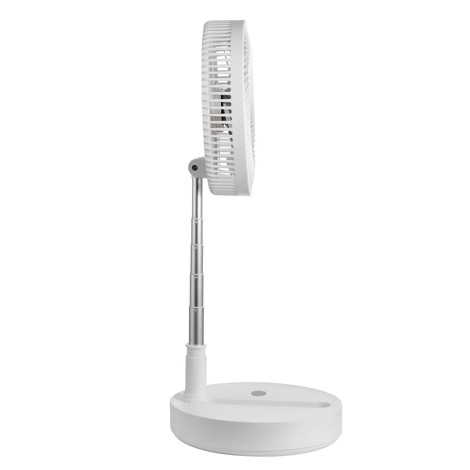 VEVOR 12 Inch Foldable Oscillating Standing Fan with Remote Control, 4 Speed Adjustable Portable Desk Quiet Fan, 7200mah Rechargeable USB Small Fan, Folded Rotating Floor Fan for Bedroom Office Travel - Mekamart Australia