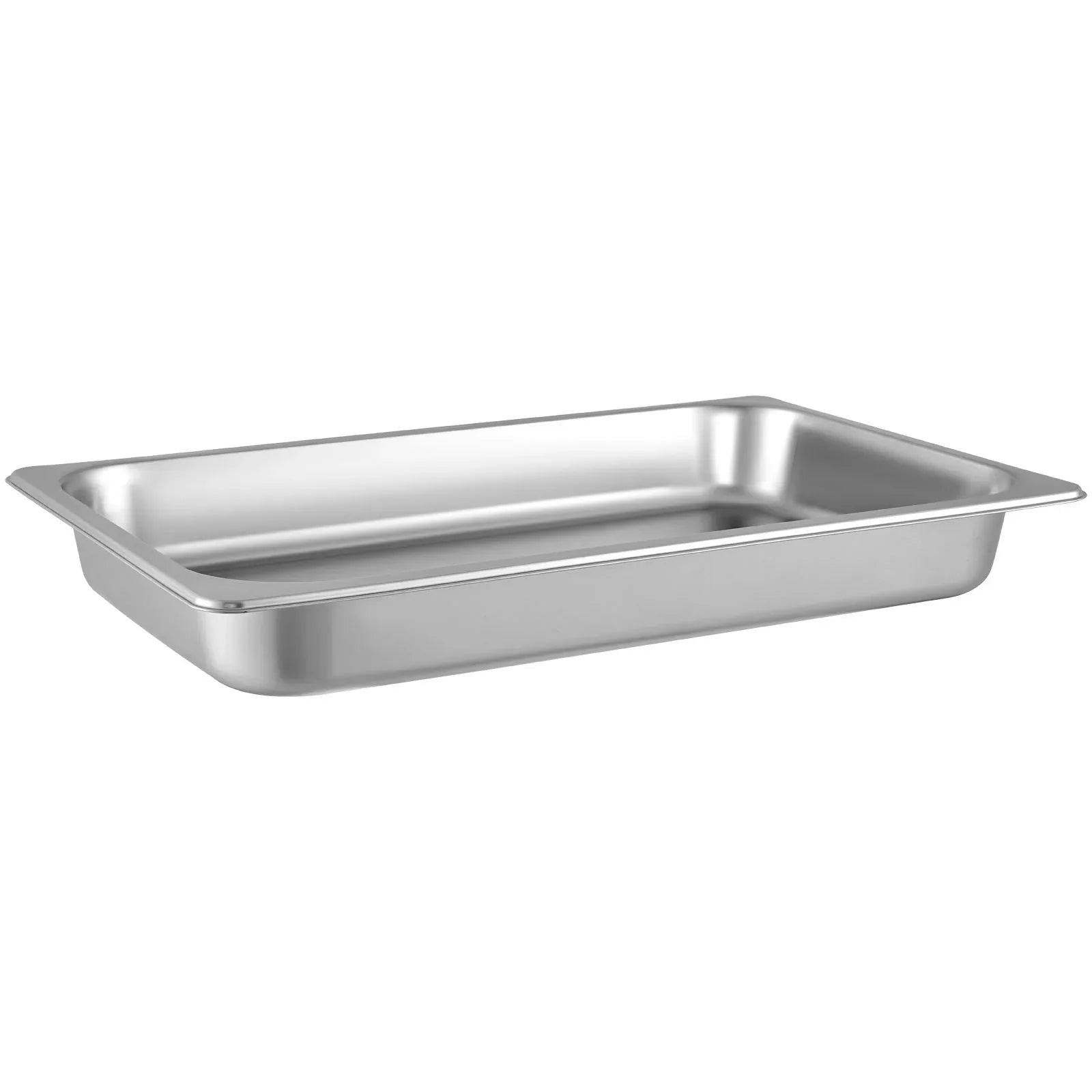 VEVOR Hotel Pans Full Size 2.5 Inch Deep, Steam Table Pan 6 Pack , 22 Gauge/0.8mm Thick Stainless Steel Hotel Pan Anti Jam Steam Table Pan - Mekamart Australia