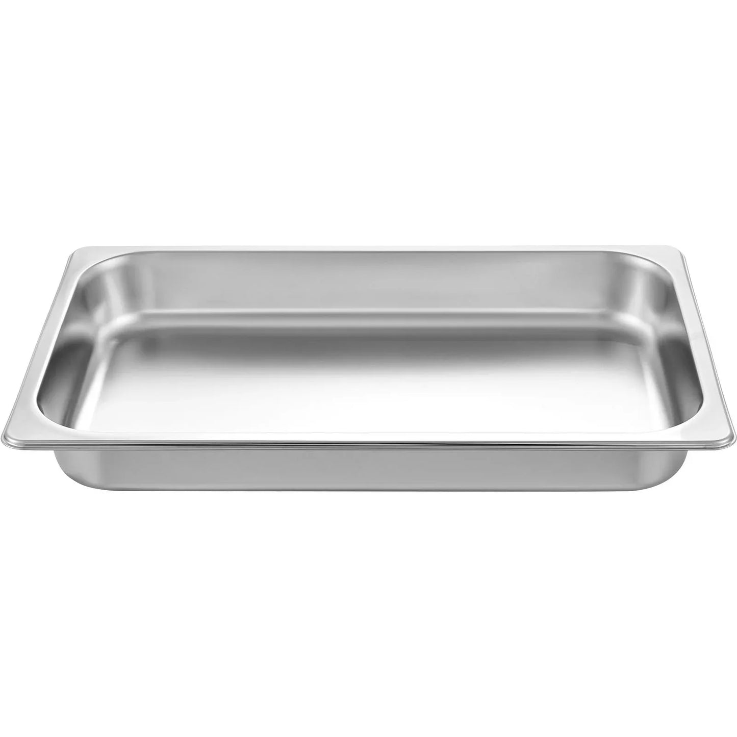 VEVOR Hotel Pans Full Size 2.5 Inch Deep, Steam Table Pan 6 Pack , 22 Gauge/0.8mm Thick Stainless Steel Hotel Pan Anti Jam Steam Table Pan - Mekamart Australia