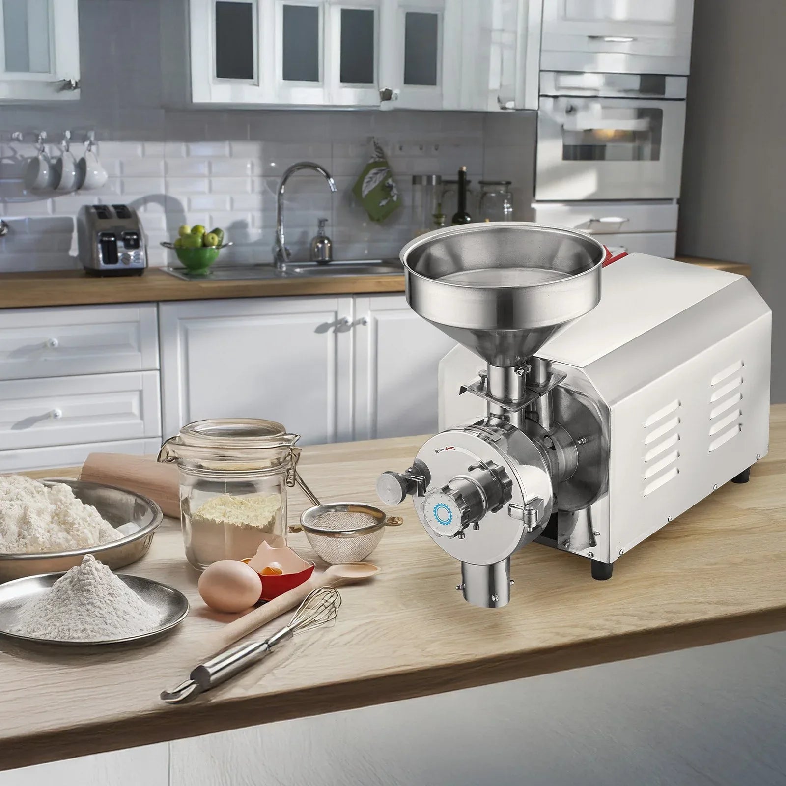 VEVOR Grain Grind Mill Grain Grinding Machine 2200W Food Processing Machinery - Mekamart Australia