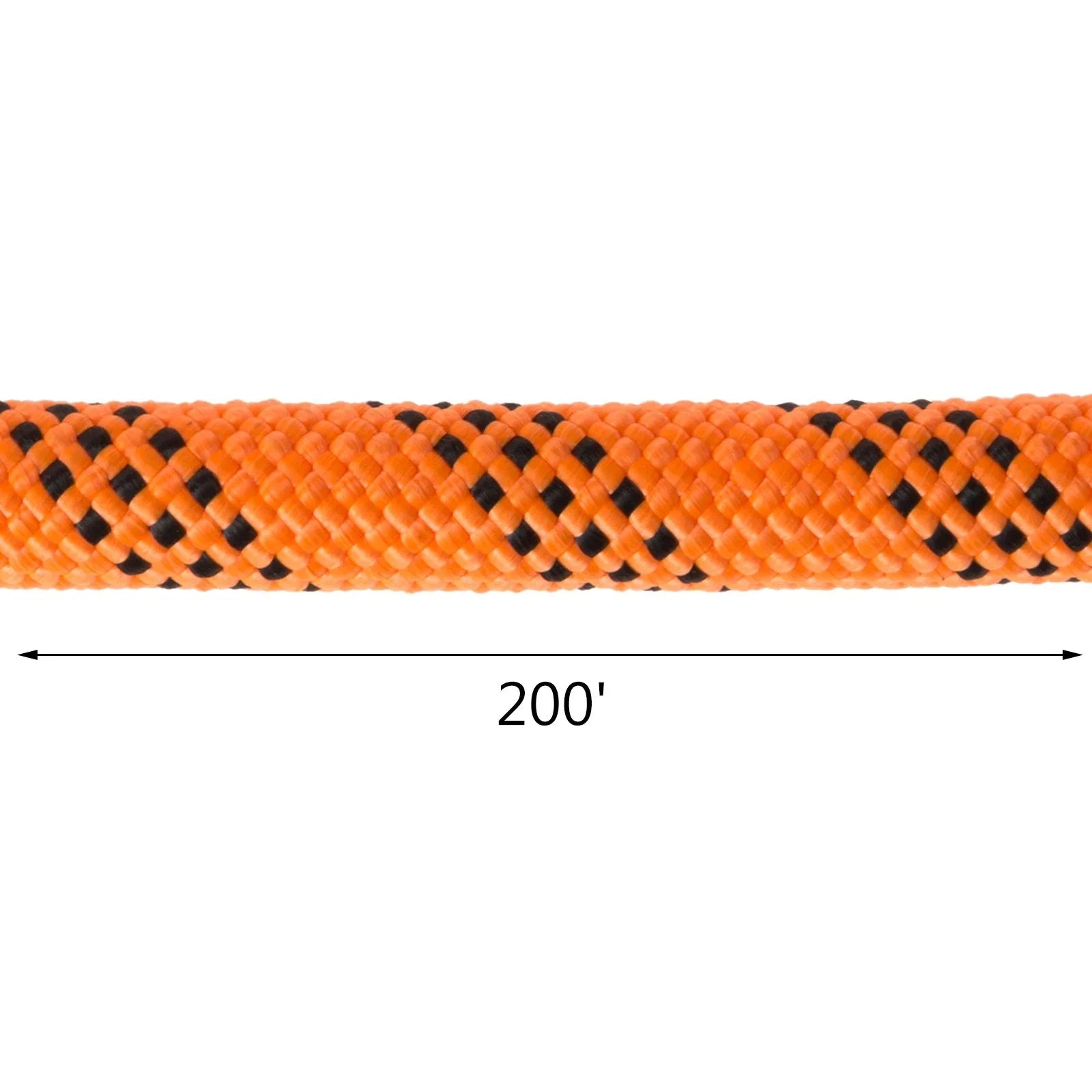 VEVOR 1.43cm Double Braid Polyester Rope 6096cm Nylon Pulling Rope 498.95kg High Force Polyester Load Sailing Rope(1.43cm-6096cm) - Mekamart Australia