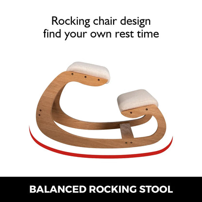 VEVOR Ergonomic Kneeling Chair Heavy Duty Better Posture Kneeling Stool Office Chair Home for Body Shaping Relieveing Stress Meditation Desk Computer Kneeling Stool Chair - Mekamart Australia