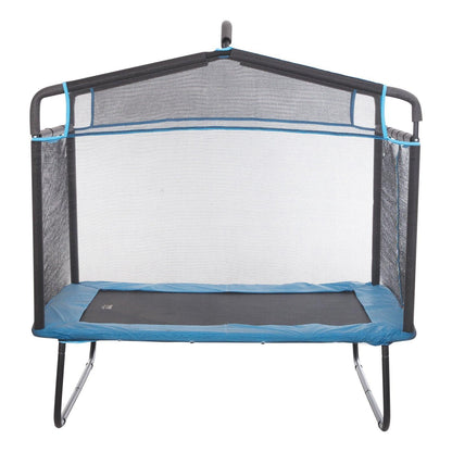 VEVOR 6FT Trampoline for Kids, 72" Indoor/Outdoor Toddlers Trampoline, Mini Baby Trampoline with Safety Enclosure Net, Gymnastics Bar, Hammock, Recreational Trampoline Birthday Gift for 3+ Years Kids - Mekamart Australia