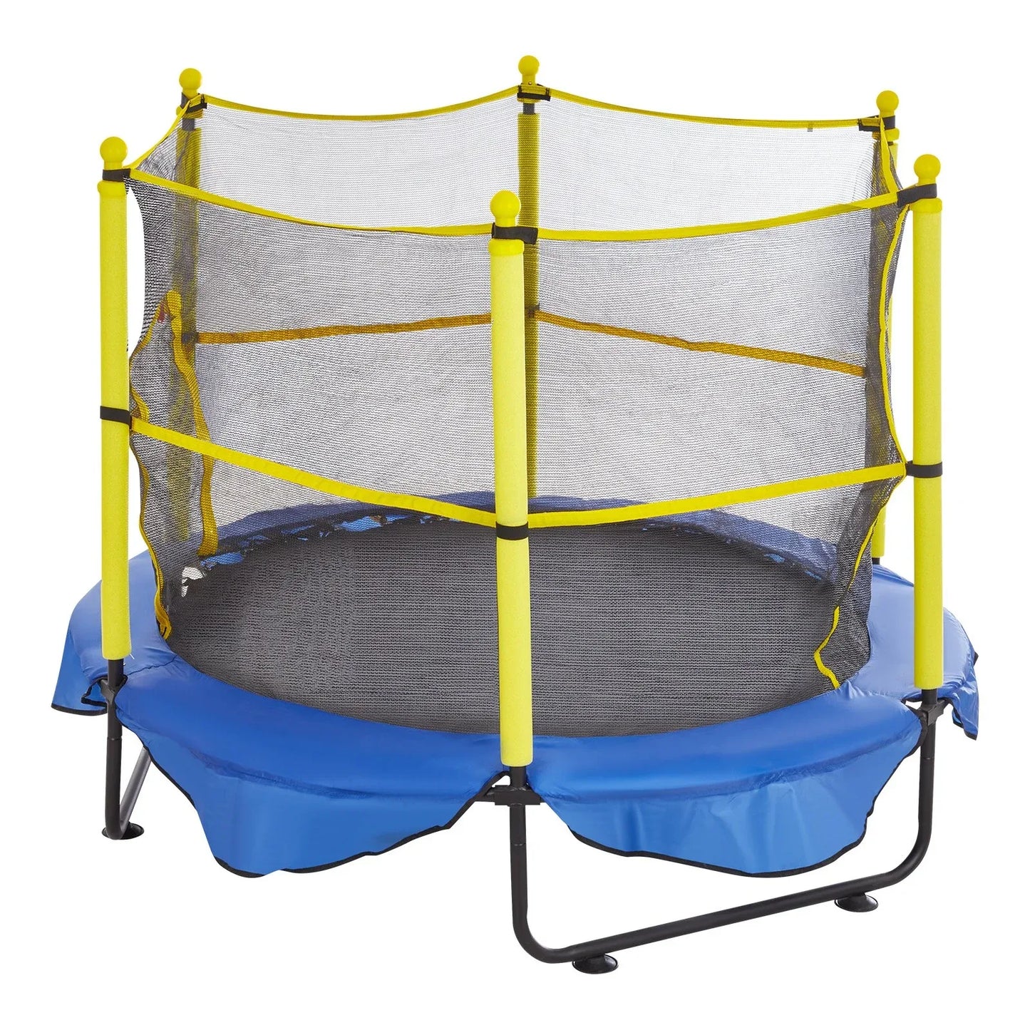 VEVOR 5FT Trampoline for Kids, 60" Indoor Outdoor Trampoline with Safety Enclosure Net, Basketball Hoop and Ocean Balls, Mini Toddler Recreational Trampoline Birthday Gifts for 3+ Years Kids - Mekamart Australia