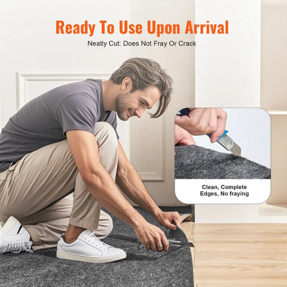 VEVOR Non Slip Rug Pad Gripper 9' x 12' Carpet Mat 0.24" Thick for All Floor - Mekamart Australia