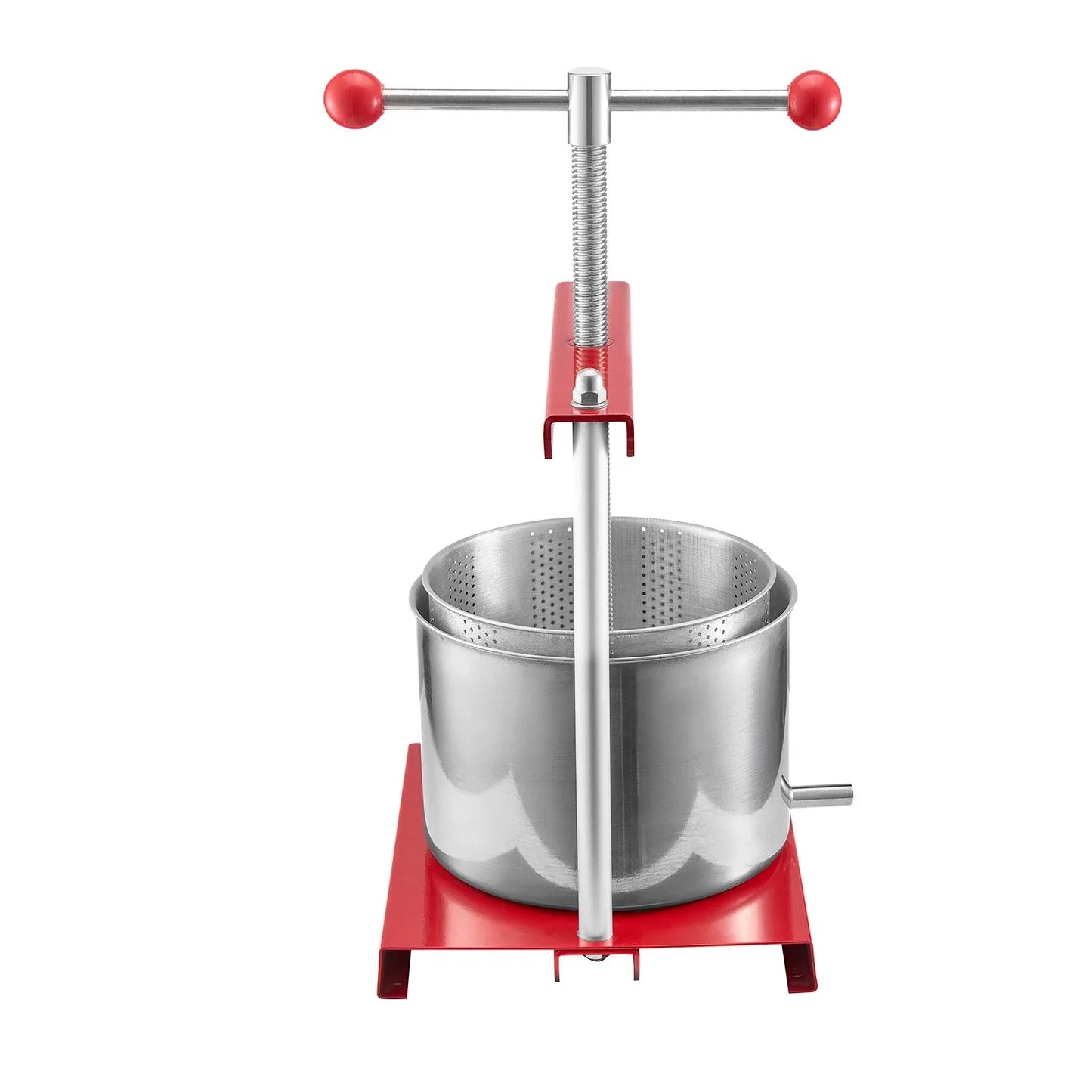 VEVOR Fruit Wine Press Manual Press for Wine Making 1.6 Gal/6L Stainless Steel - Mekamart Australia