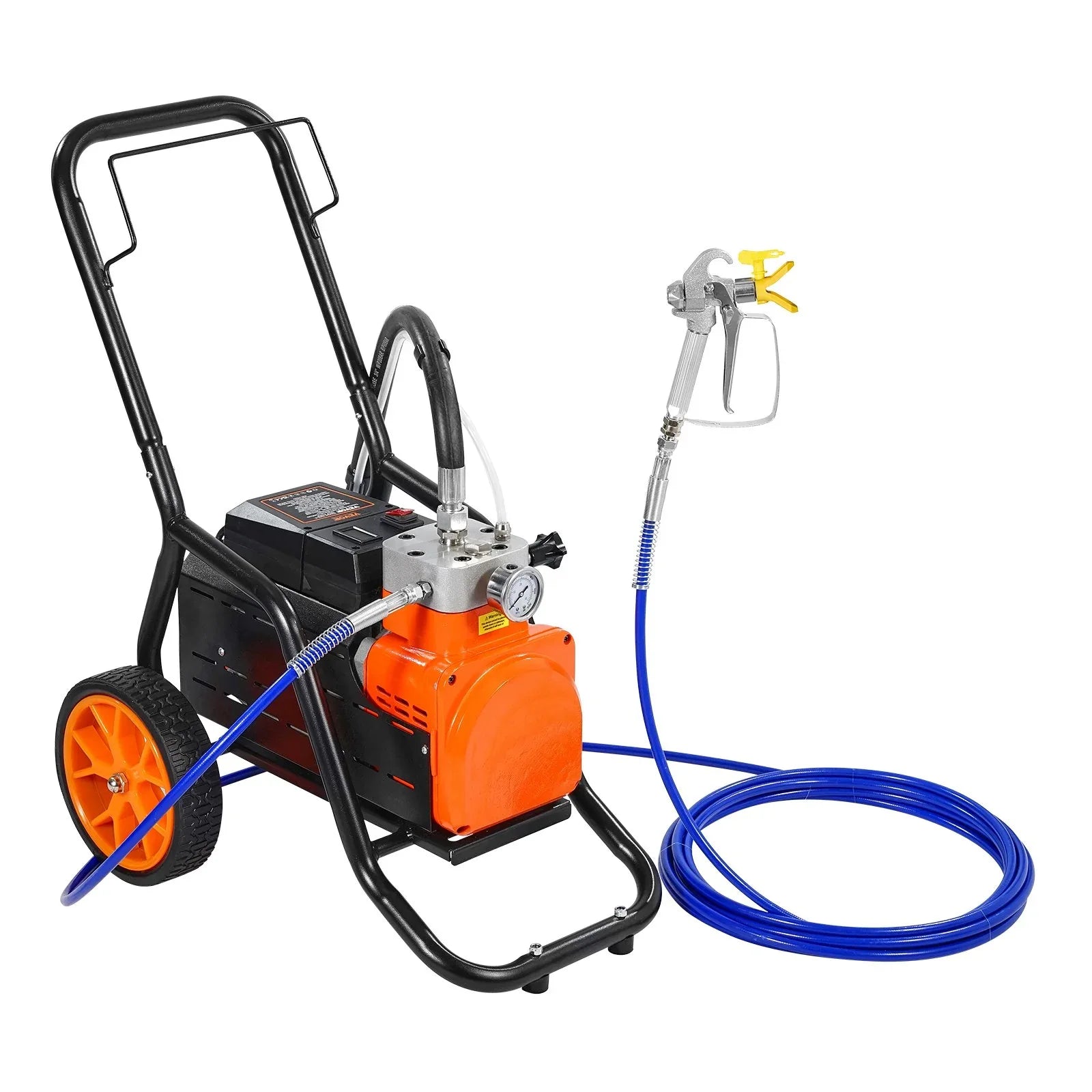 VEVOR Cart Airless Paint Sprayer Diaphragm Paint Airless Sprayer 1700W Electric - Mekamart Australia