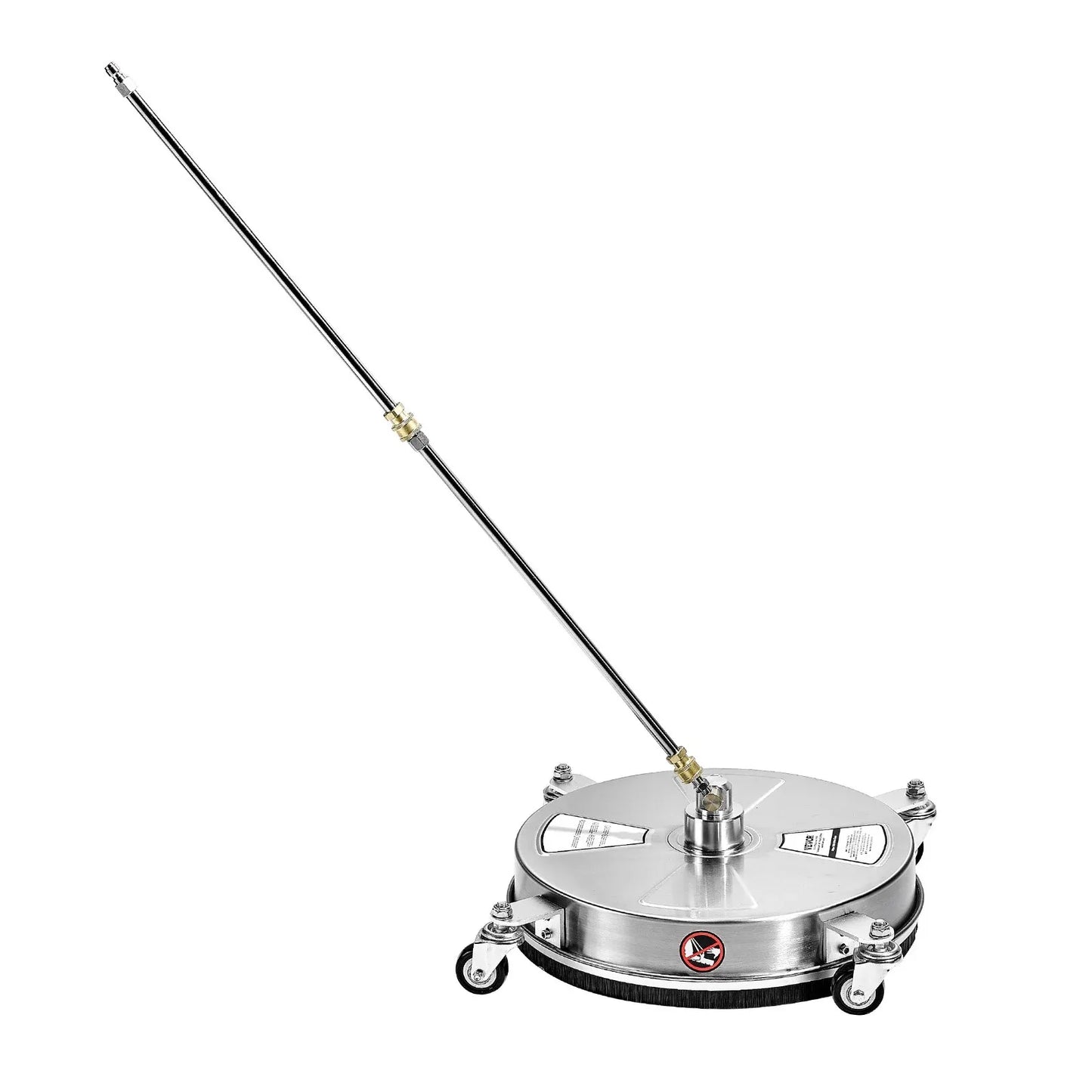 VEVOR 15" Pressure Washer Surface Cleaner 4 Wheels 4000 Max PSI 2 Extended Wands - Mekamart Australia