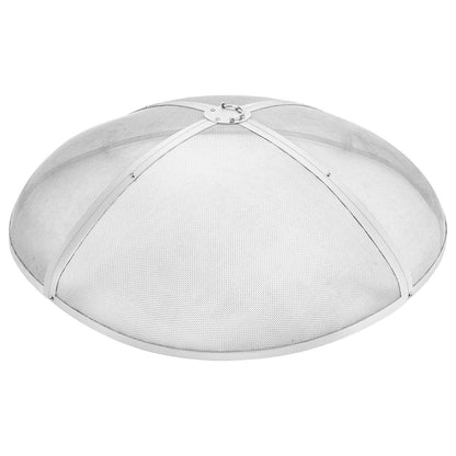 VEVOR Fire Pit Spark Screen Round 40", Reinforced Heavy Duty Steel Metal Cover, Outdoor Firepit Lid, Easy-Opening Top Screen Covers Round with Ring Handle for Outdoor Patio Fire Pits Backyard - Mekamart Australia