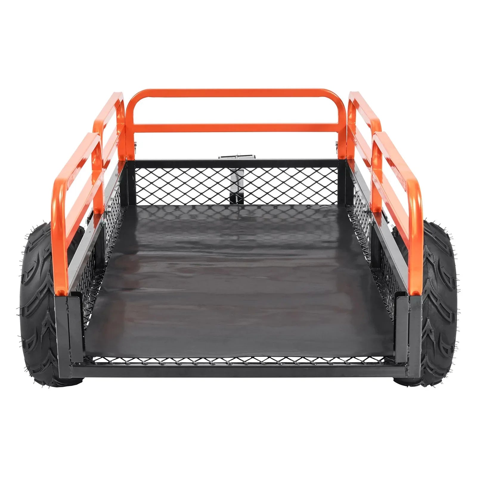 VEVOR Heavy Duty Steel ATV Dump Trailer, 1500-Pound Load Capacity 15 Cubic Feet, Tow Behind Dump Cart Garden Trailer, with Removable Sides and 2 Tires, for Mowers, Tractors, ATV, UTV - Mekamart Australia