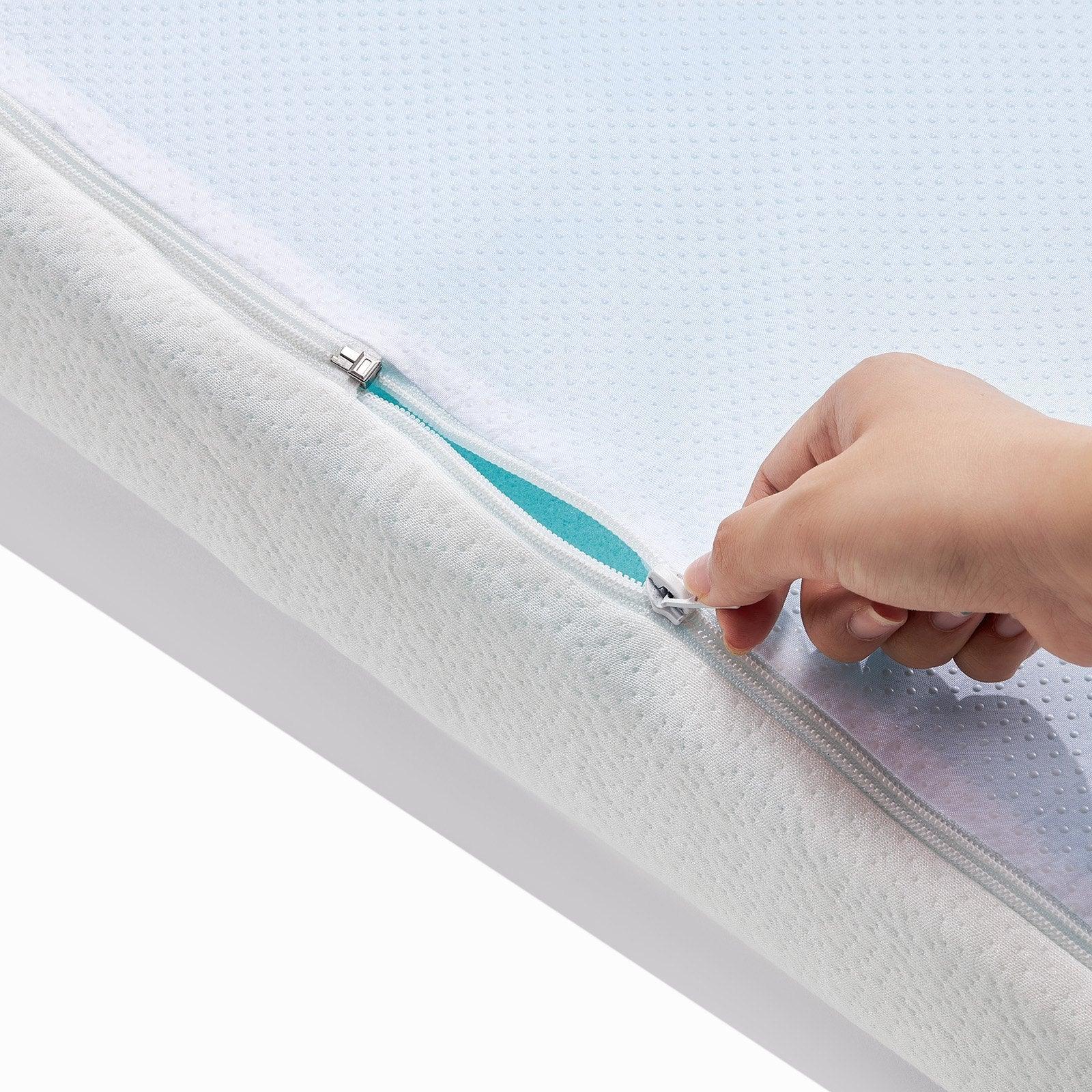 VEVOR Mattress Topper Memory Foam Detachable & Washable Queen 76.2 mm Thickness - Mekamart Australia