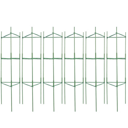 VEVOR 6 Packs Tomato Cages for Garden, 1230 mm Tomato Trellis Plant Stakes Support, Stackable Tall Plant Support Cage, for Raised Garden Bed, Vegetables Flowers and Climbing Plants - Mekamart Australia