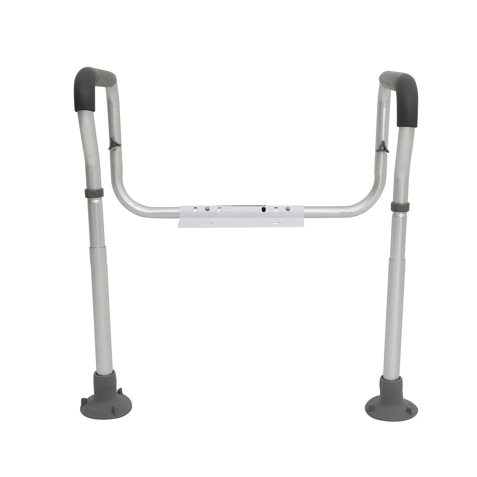 VEVOR Toilet Safety Rail, Bathroom Toilet Seat Frame, Adjustable Width & Height Fit Most Toilets, Supports 136 kg, Toilet Handles Grab Bars with Padded Armrests for Handicap, Disabled, Seniors - Mekamart Australia