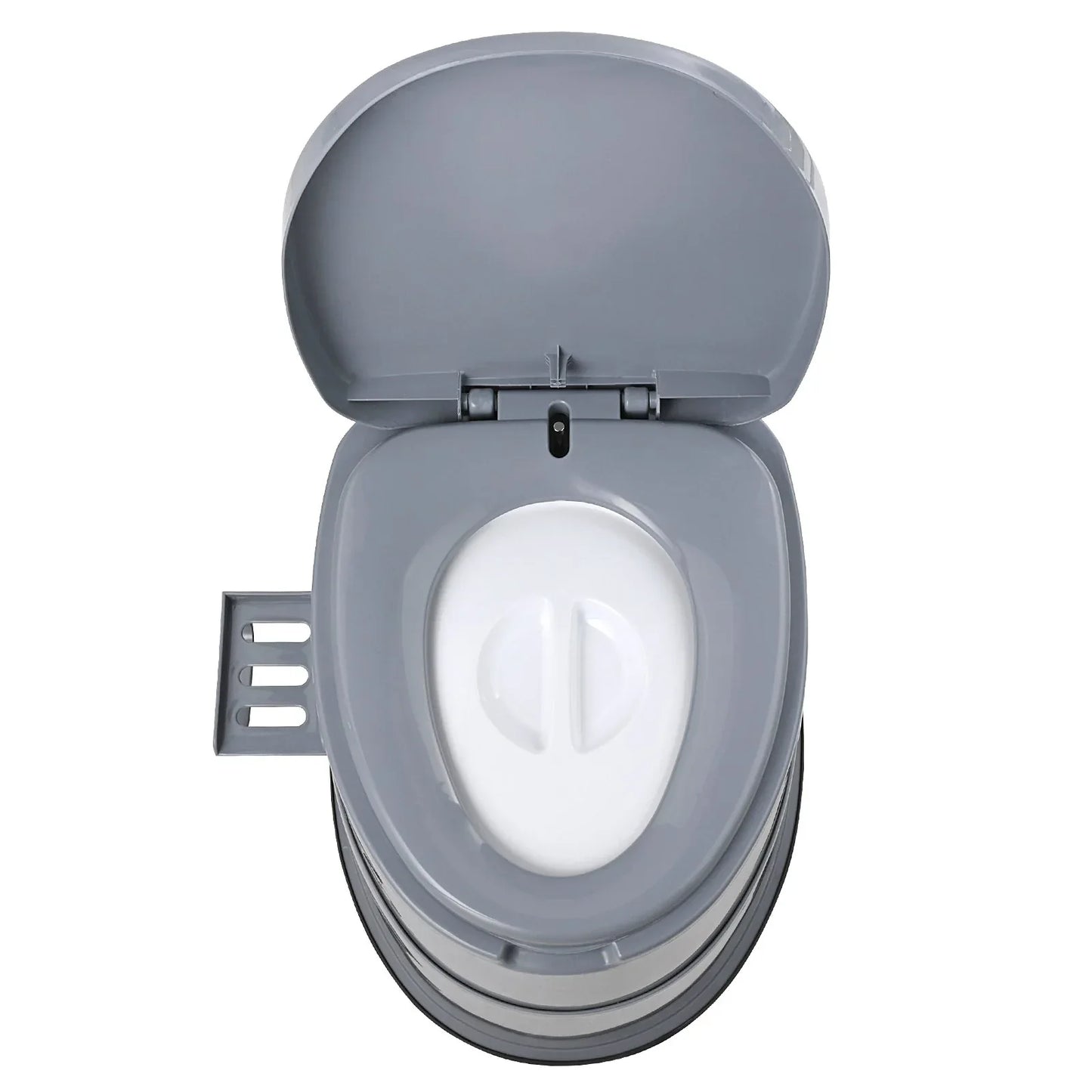 VEVOR Portable Toilet for Camping, Porta Potty with 5L Detachable Inner Bucket & Removable Paper Holder, Commode with Dual Lids, Travel Toilet for Adults Kids Outdoor Camping Car Long Road Trips - Mekamart Australia