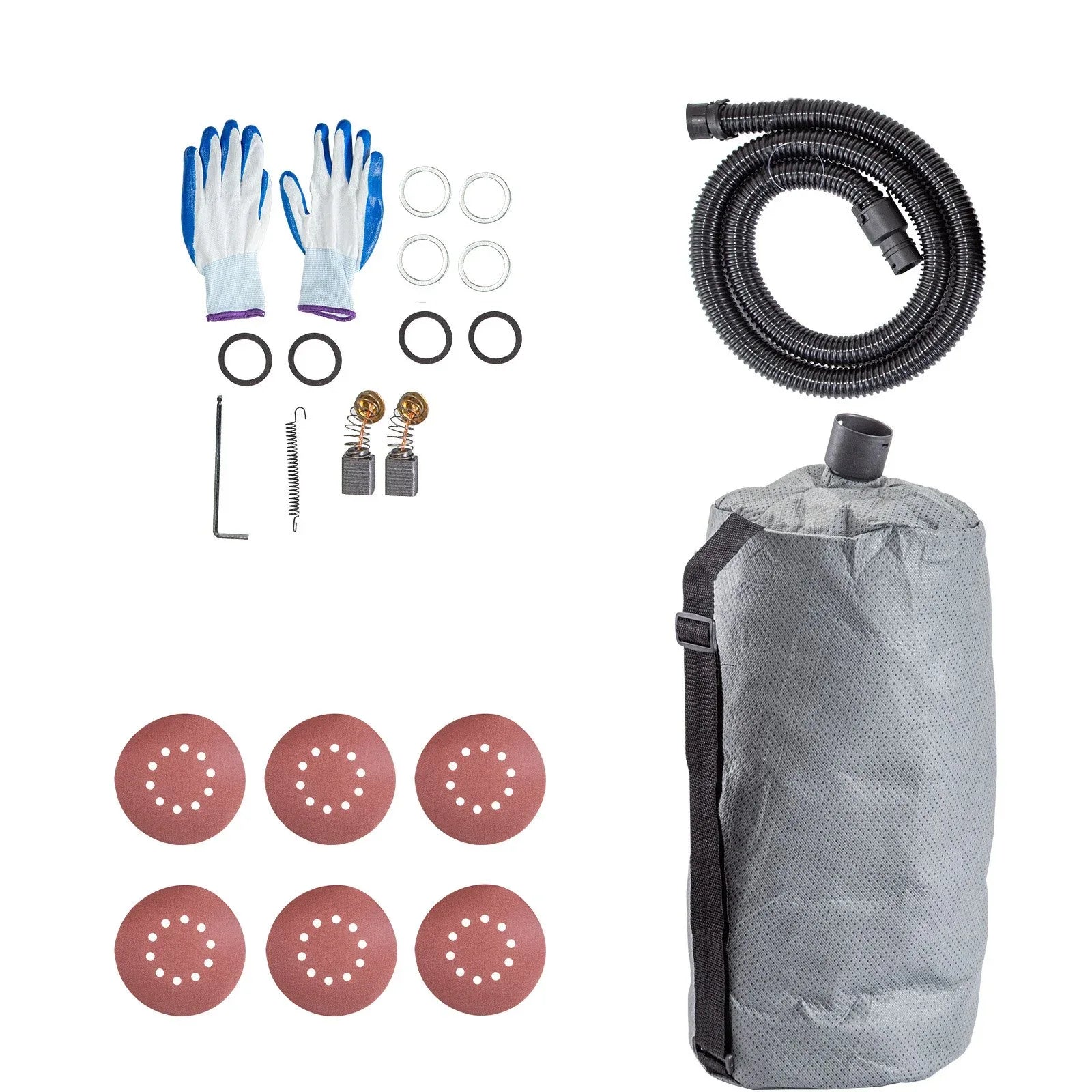 VEVOR Drywall Sander 750W, Electric Drywall Sander, Foldable Sheetrock Sander, with Telescope Handle, Electric Sander, Variable Speed 800-1750 RPM, Wall Sander, with LED Strip Light and Vacuum Bag - Mekamart Australia