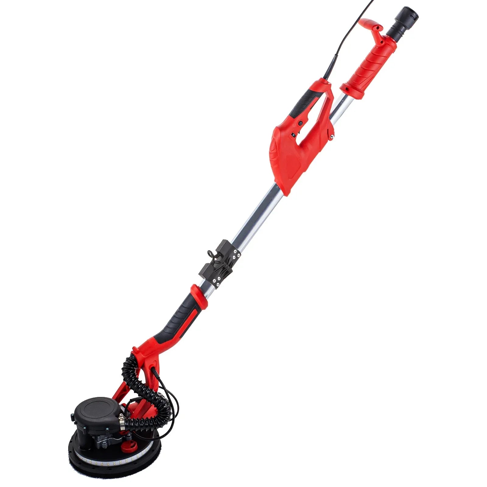 VEVOR Drywall Sander 750W, Electric Drywall Sander, Foldable Sheetrock Sander, with Telescope Handle, Electric Sander, Variable Speed 800-1750 RPM, Wall Sander, with LED Strip Light and Vacuum Bag - Mekamart Australia
