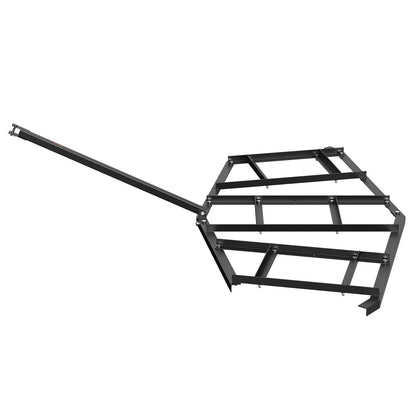 VEVOR Driveway Drag, 84" Width Tow Behind Drag Harrow, Q235 Steel Driveway Grader with Adjustable Bars, Support up to 50 lbs, Driveway Tractor Harrow for ATVs, UTVs, Garden Lawn Tractors - Mekamart Australia