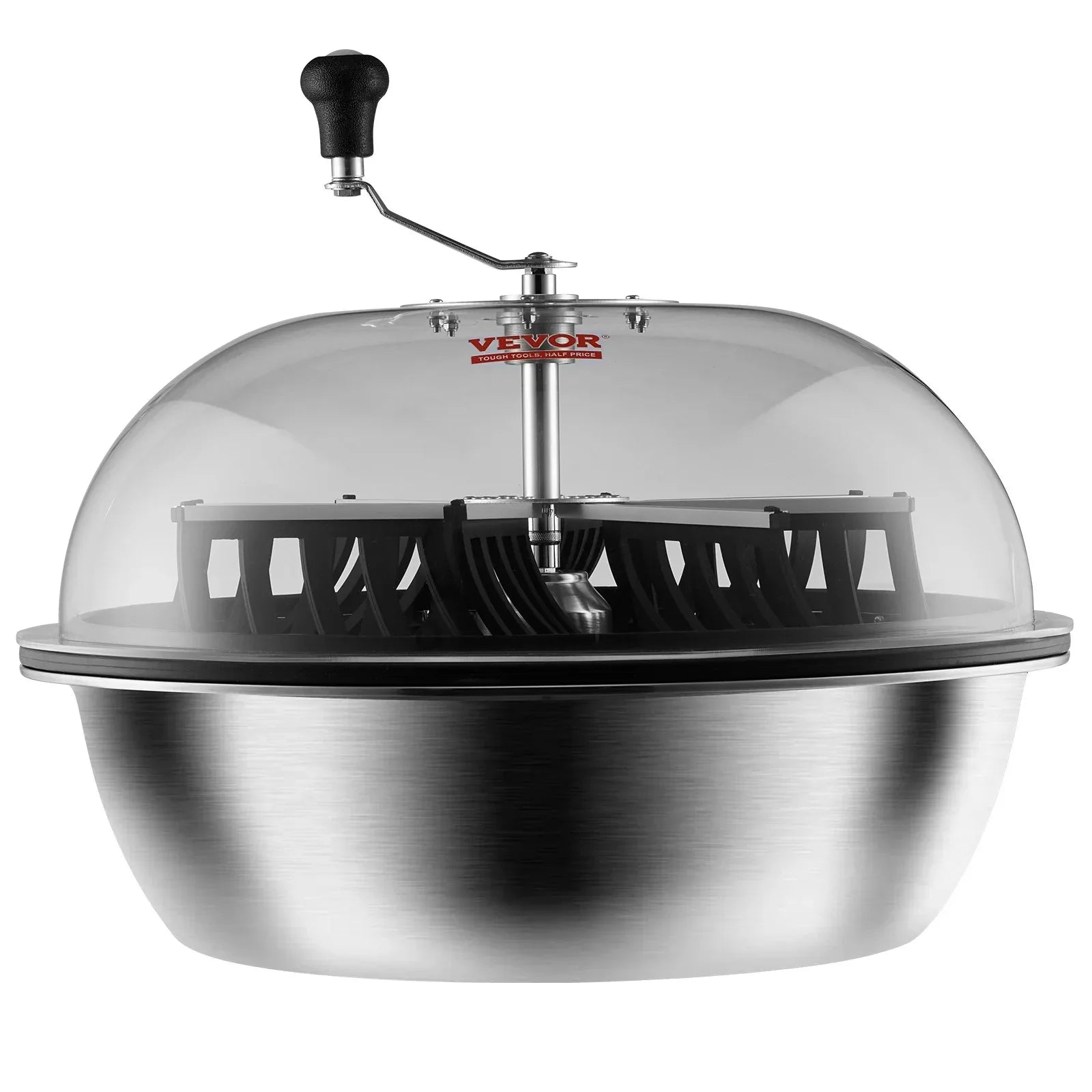 VEVOR Leaf Bowl Trimmer, 24'' Trimmer Bowl, Manual Bud Trimmer with Stainless-Steel Blades for Twisted Spin Cut, Clear Visibility Dome and Hand Pruner Included, for Cutting Leaves, Buds, Flowers - Mekamart Australia