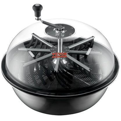 VEVOR Leaf Bowl Trimmer, 24'' Trimmer Bowl, Manual Bud Trimmer with Stainless-Steel Blades for Twisted Spin Cut, Clear Visibility Dome and Hand Pruner Included, for Cutting Leaves, Buds, Flowers - Mekamart Australia