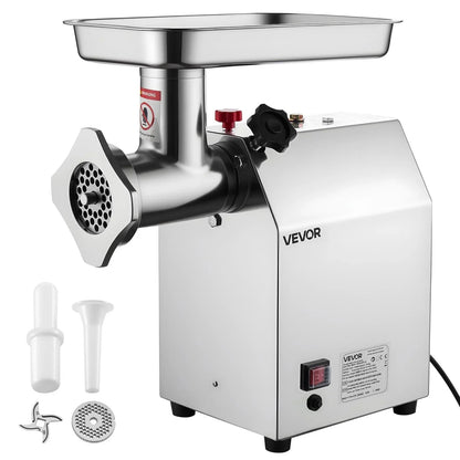 VEVOR Commercial Electric Meat Grinder 9.2 Lbs/Min Sausage Stuffer Maker Kitchen - Mekamart Australia