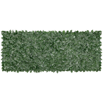 VEVOR Ivy Privacy Fence, 990 x 2490 mm Artificial Green Wall Screen, Greenery Ivy Fence with Mesh Cloth Backing and Strengthened Joint, Faux Hedges Vine Leaf Decoration for Outdoor Garden, Yard - Mekamart Australia
