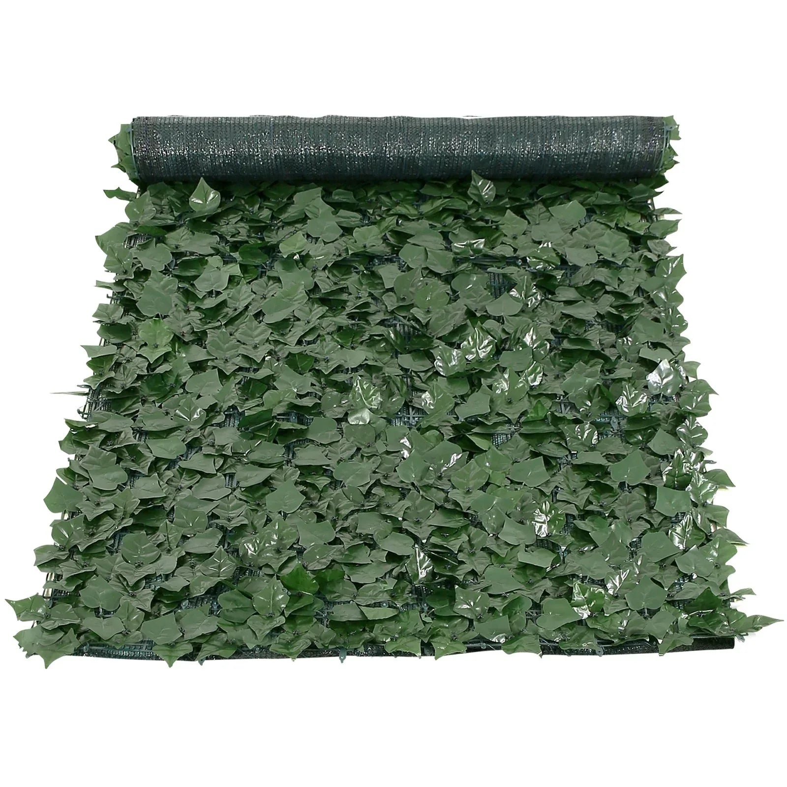 VEVOR Ivy Privacy Fence, 990 x 2490 mm Artificial Green Wall Screen, Greenery Ivy Fence with Mesh Cloth Backing and Strengthened Joint, Faux Hedges Vine Leaf Decoration for Outdoor Garden, Yard - Mekamart Australia