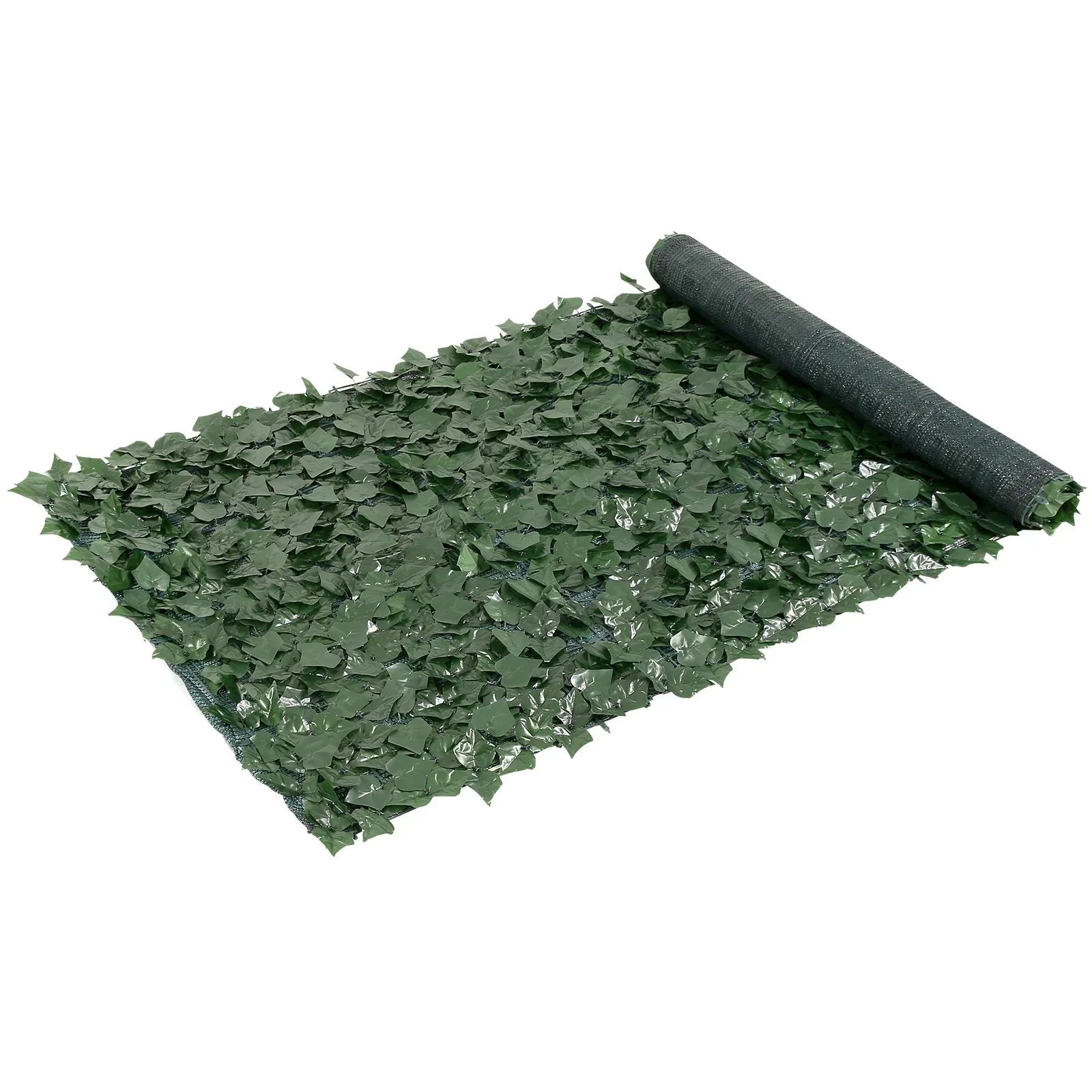 VEVOR Ivy Privacy Fence, 990 x 2490 mm Artificial Green Wall Screen, Greenery Ivy Fence with Mesh Cloth Backing and Strengthened Joint, Faux Hedges Vine Leaf Decoration for Outdoor Garden, Yard - Mekamart Australia