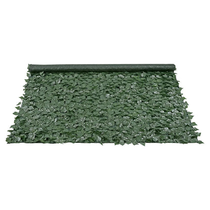 VEVOR Ivy Privacy Fence, 1830 x 2440 mm Artificial Green Wall Screen, Greenery Ivy Fence with Mesh Cloth Backing and Strengthened Joint, Faux Hedges Vine Leaf Decoration for Outdoor Garden, Yard - Mekamart Australia