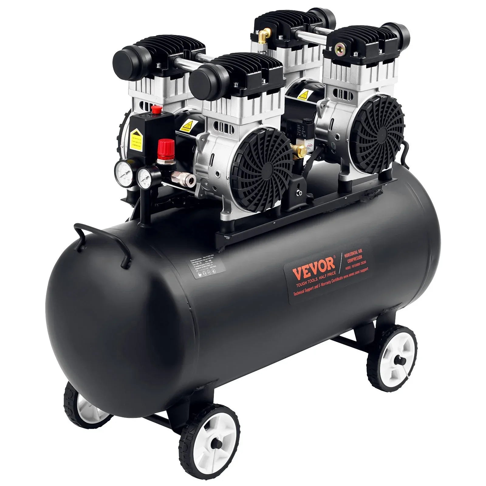 VEVOR Air Compressor Compact Portable Oil Free Compressor 75L 90 PSI - Mekamart Australia