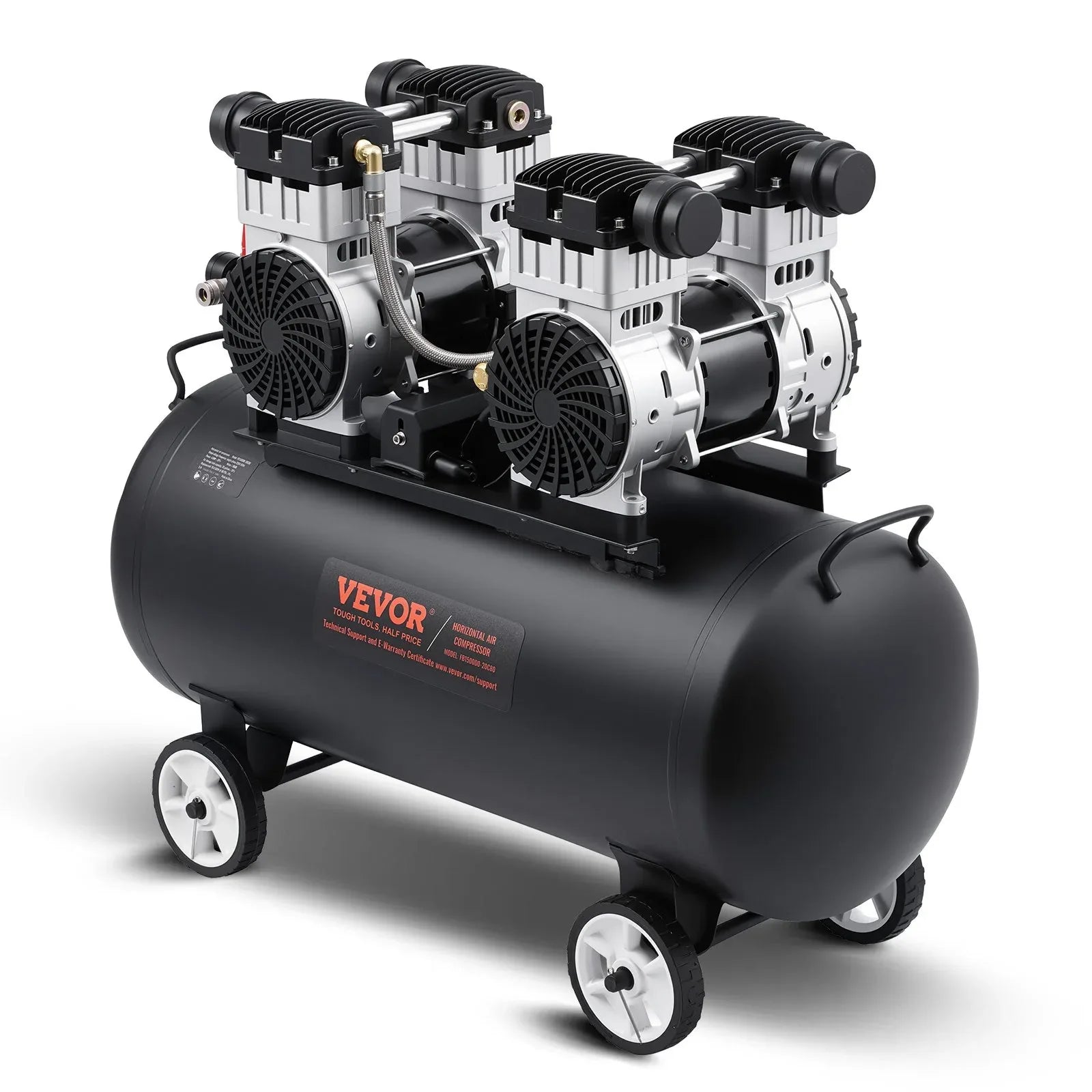 VEVOR Air Compressor Compact Portable Oil Free Compressor 75L 90 PSI - Mekamart Australia