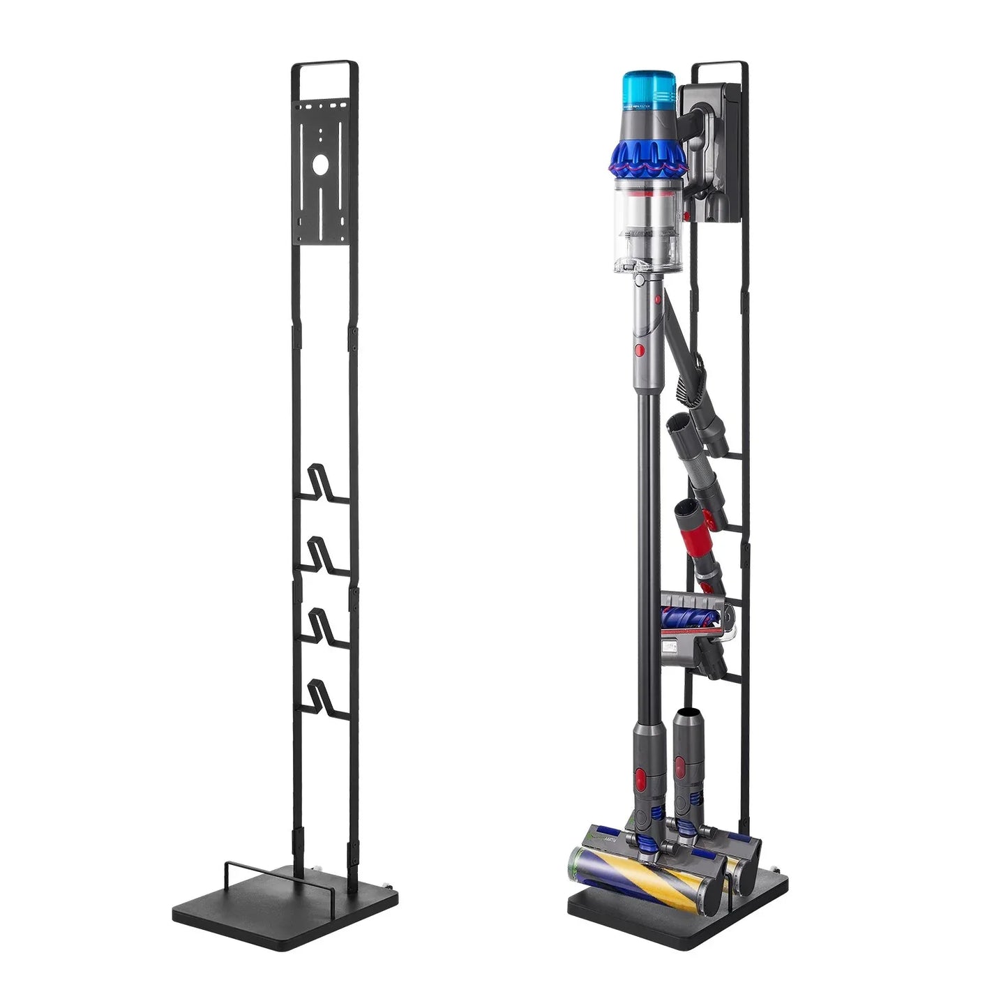 VEVOR Vacuum Stand, Compatible With Dyson V6 V7 V8 V10 V11 V15, Stable Vacuum Stand Holder with Wheels for Dyson DC30 DC31 DC34 DC35 DC58 DC59 DC62 D74 Cordless Upright Vacuum Cleaners & Accessories - Mekamart Australia