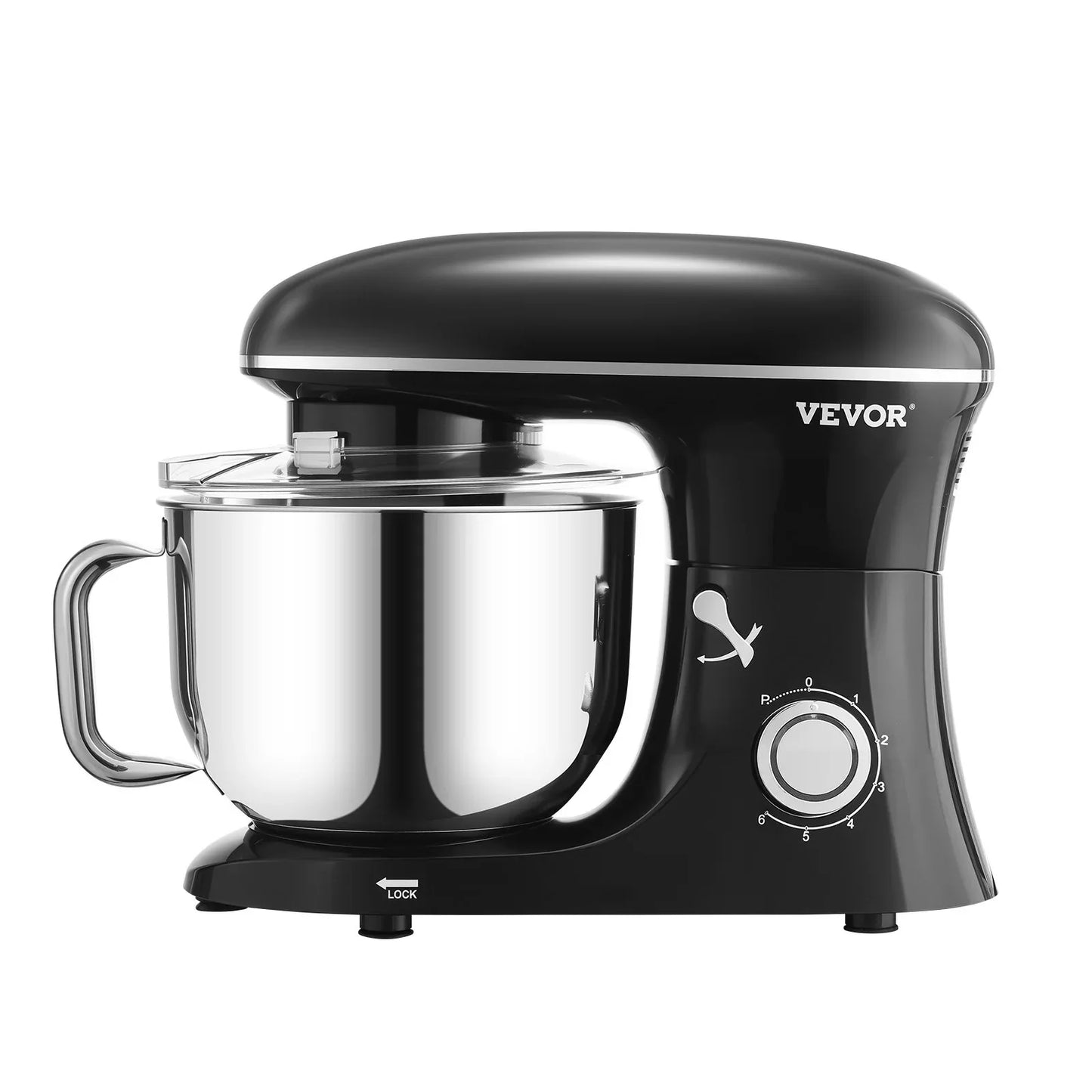 VEVOR Stand Mixer 5.68 L Electric Dough Mixer 1100W 6 + P Speeds Food Beater - Mekamart Australia