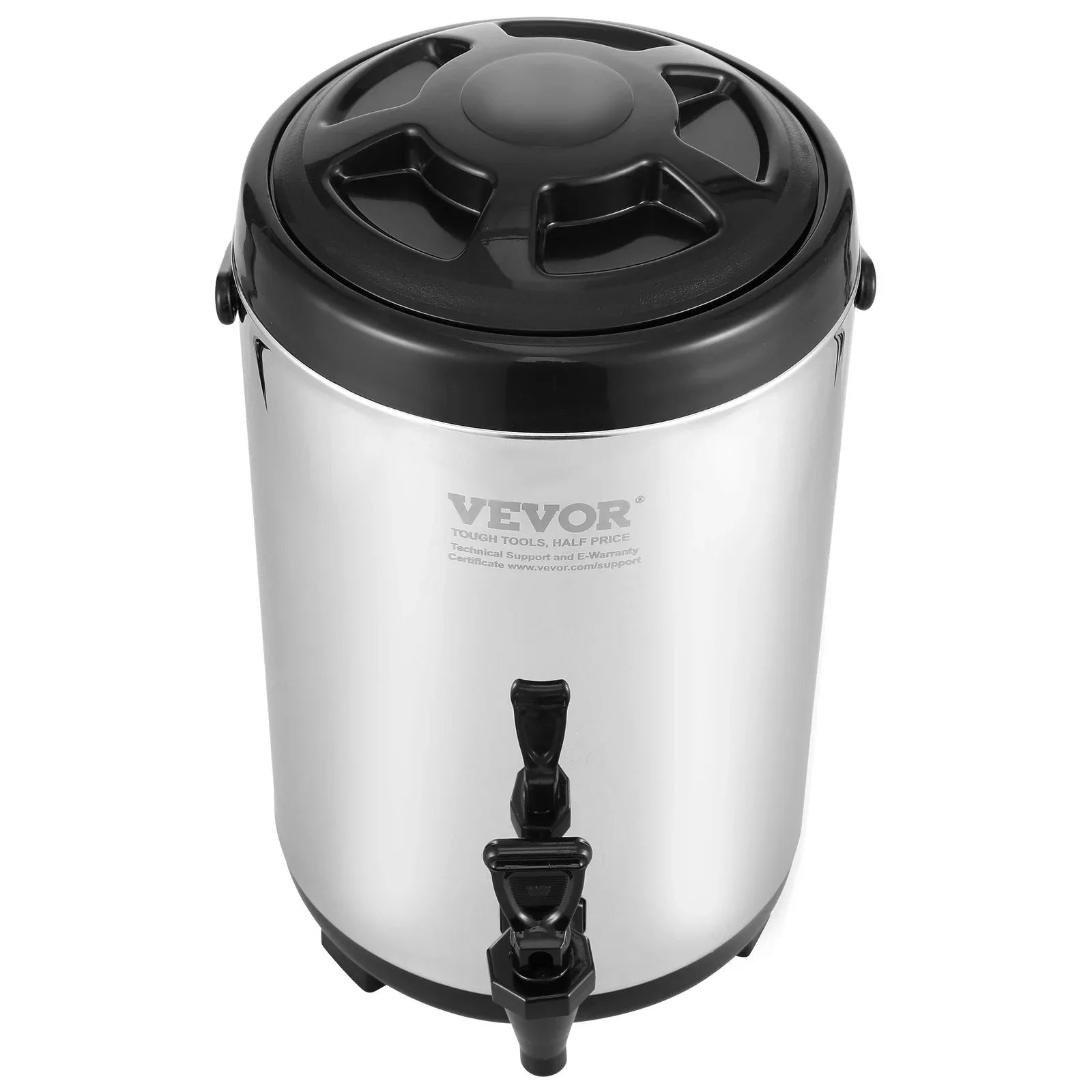 VEVOR Stainless Steel Insulated Beverage Dispenser, 7.6 Liter, Thermal Hot and Cold Drink Server Dispenser with Spigot Handle, Food-grade for Hot Tea Coffee Water Restaurant Drink Shop - Mekamart Australia