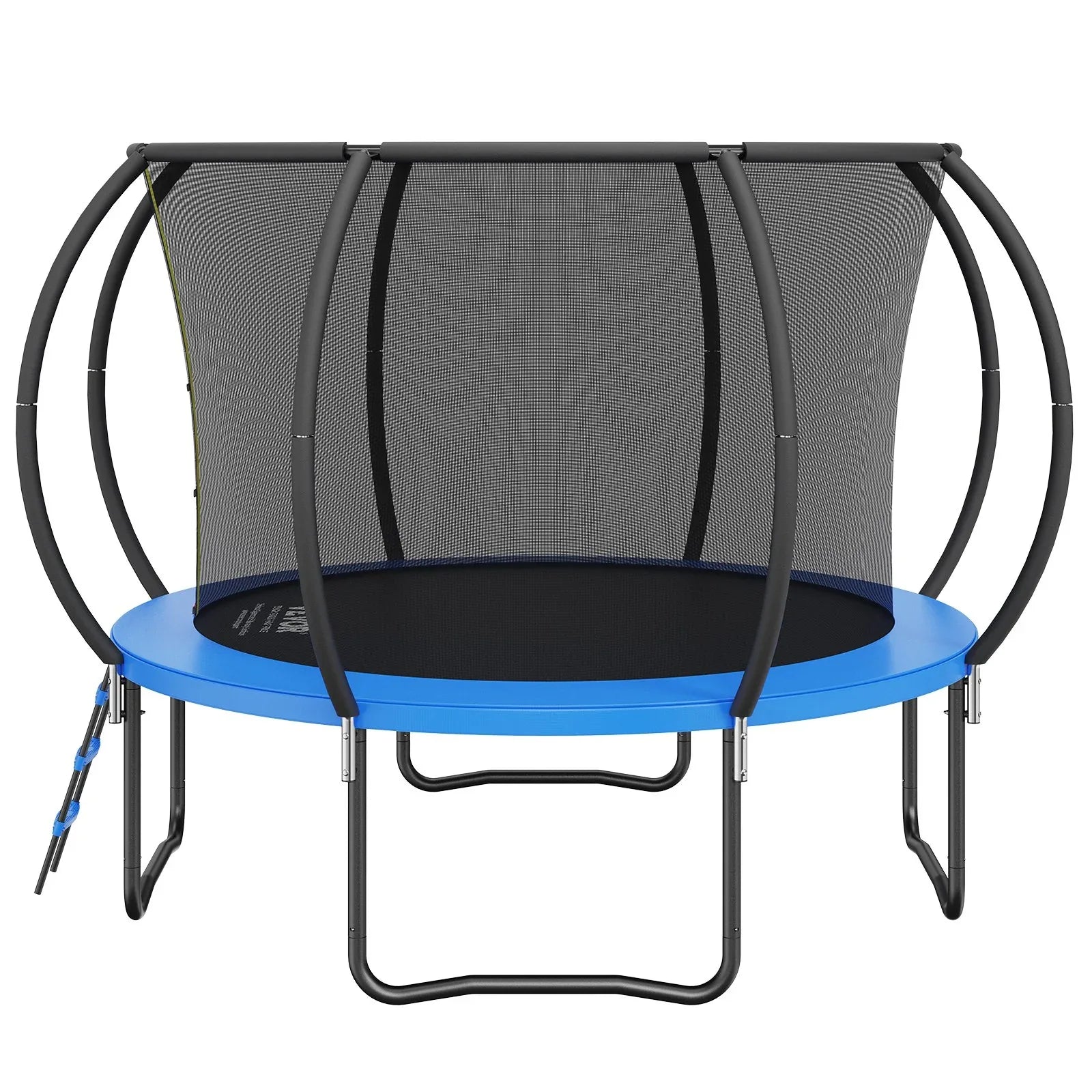 VEVOR 10FT Trampoline, 330 lbs Trampoline with Enclosure Net, Ladder, and Curved Pole, Heavy Duty Trampoline with Jumping Mat and Spring Cover Padding, Outdoor Recreational Trampolines for Kids Adults - Mekamart Australia