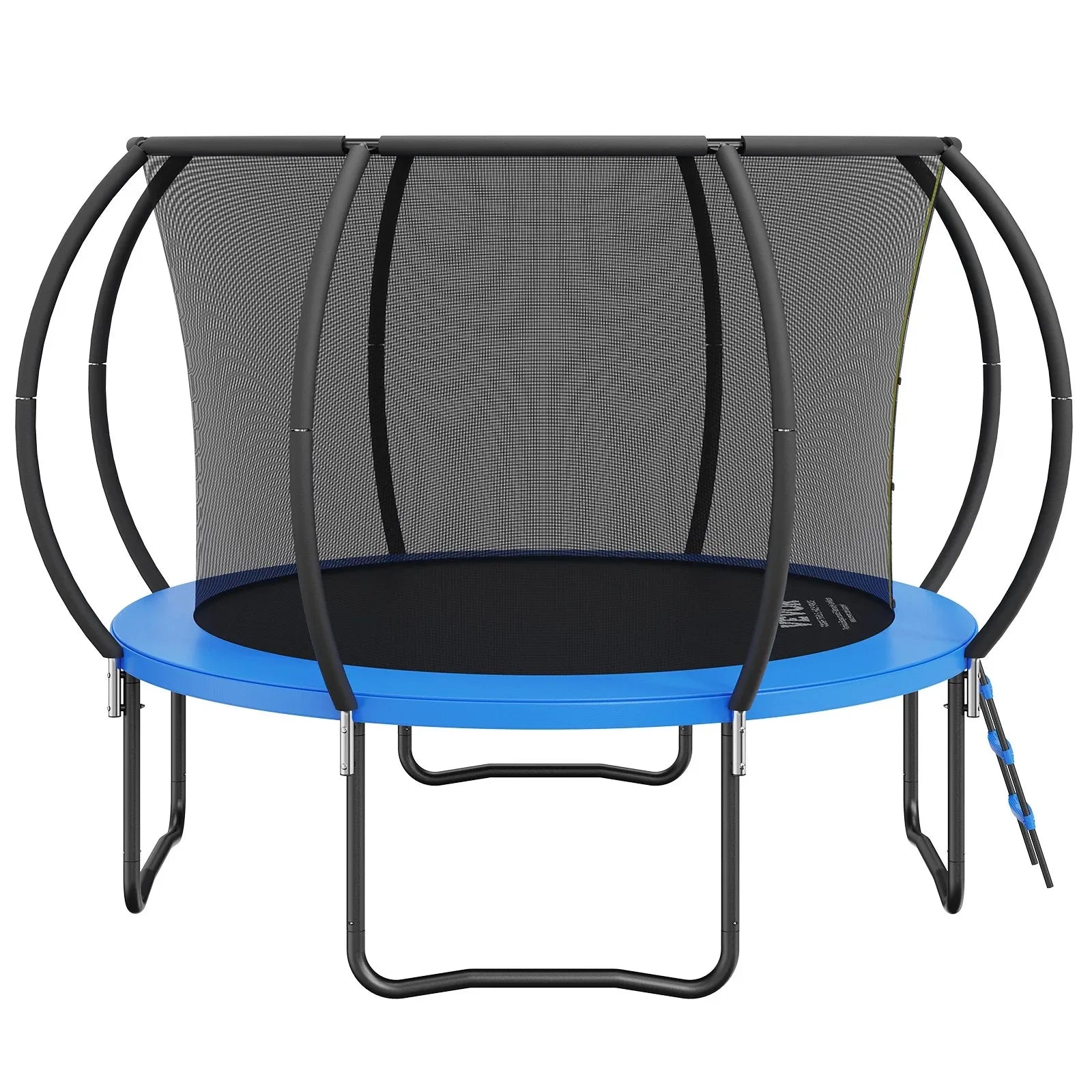 VEVOR 10FT Trampoline, 330 lbs Trampoline with Enclosure Net, Ladder, and Curved Pole, Heavy Duty Trampoline with Jumping Mat and Spring Cover Padding, Outdoor Recreational Trampolines for Kids Adults - Mekamart Australia