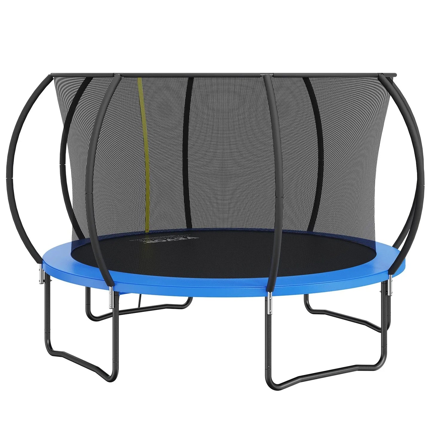 VEVOR 3.66m Trampoline, 181 kg Trampoline with Enclosure Net, Ladder, and Curved Pole, Heavy Duty Trampoline with Jumping Mat and Spring Cover Padding, Outdoor Recreational Trampolines for Kids Adults - Mekamart Australia