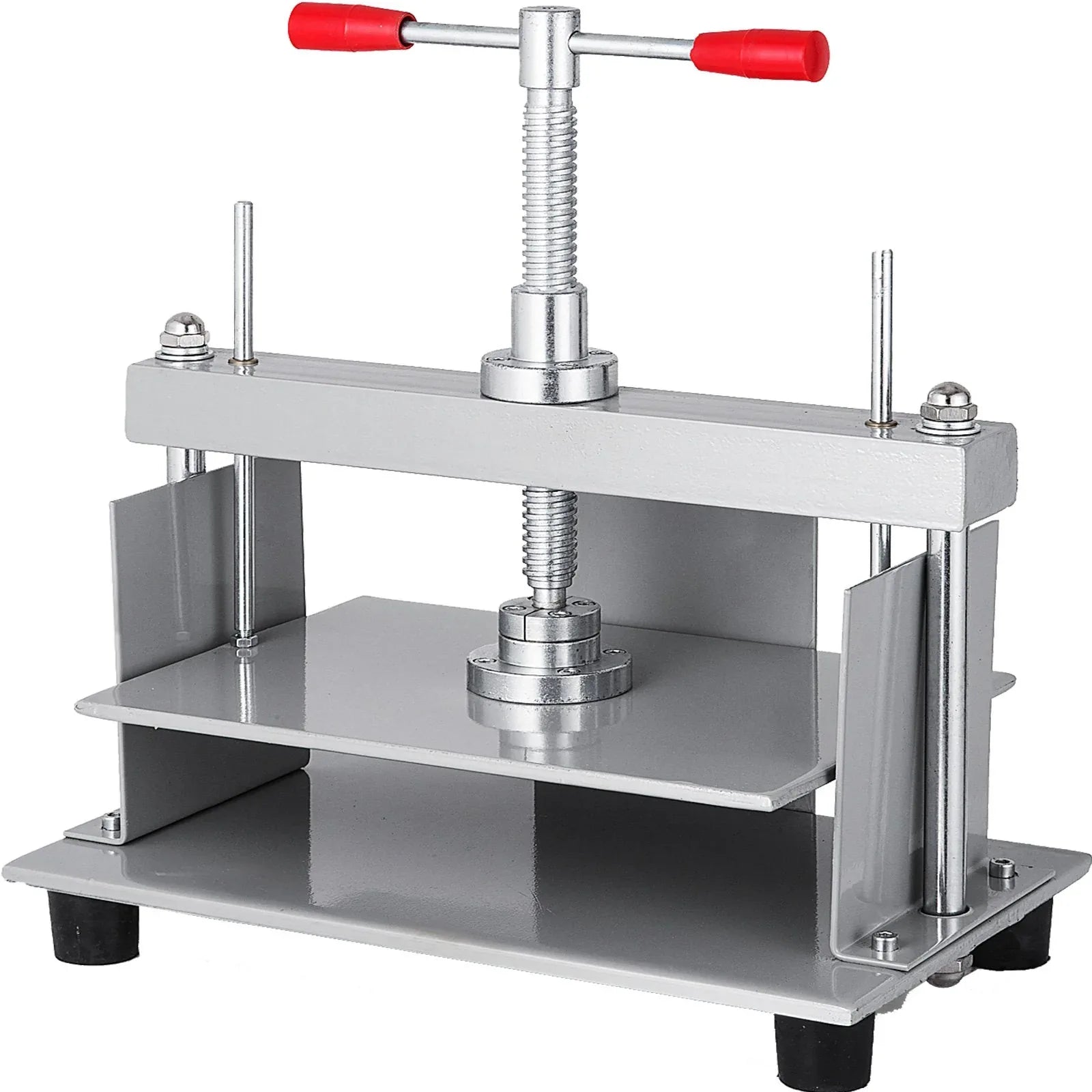 VEVOR Manual Paper Press Machine, 12x8.6 inch for A4 Sized Papers Flatting Machine, 10cm Thickness Steel Frame Manual Flat Paper Press Machine, Papermaking Book Press - Mekamart Australia