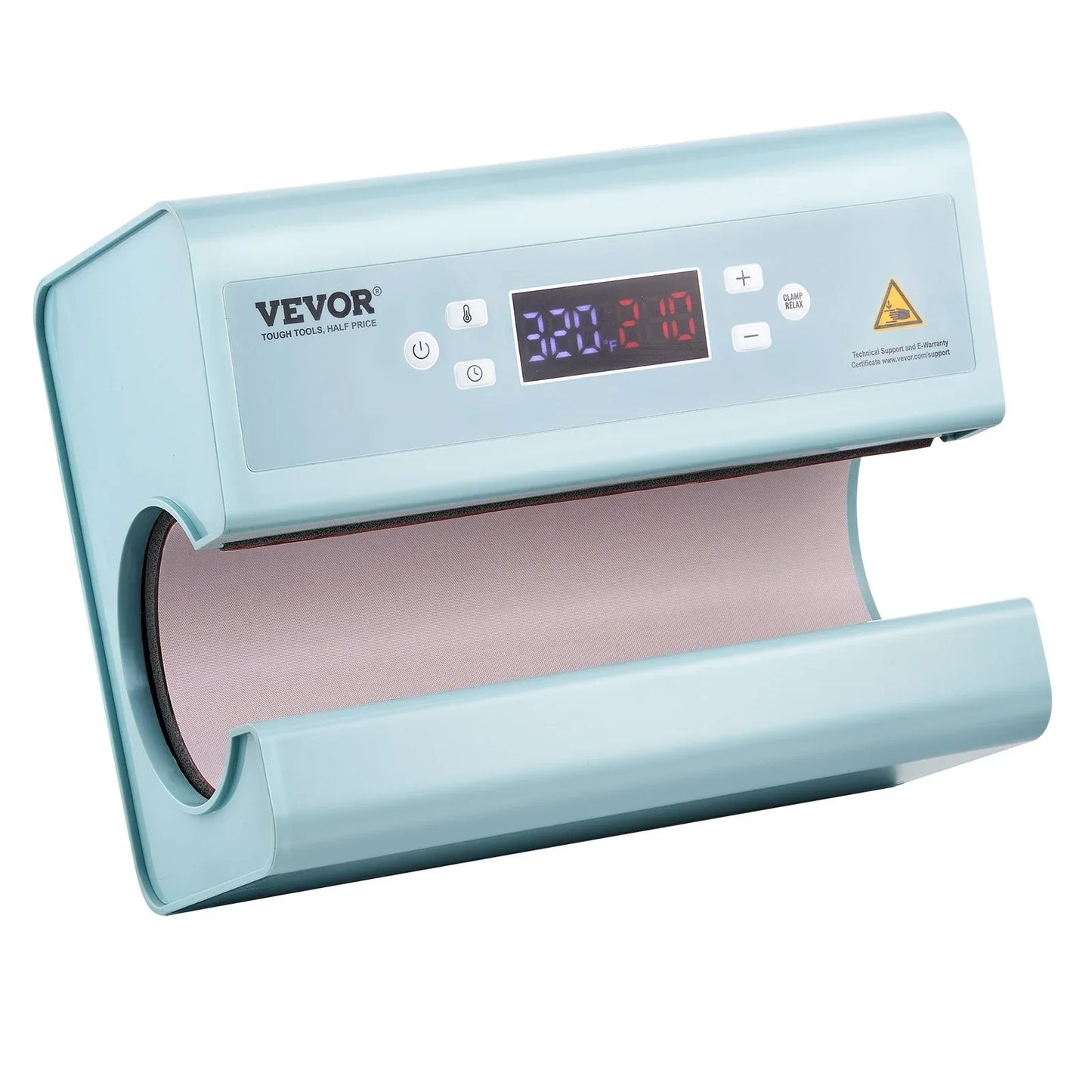 VEVOR Auto Tumbler Heat Press Machine 325-887 ml Sublimation Mug Heat Press Blue - Mekamart Australia