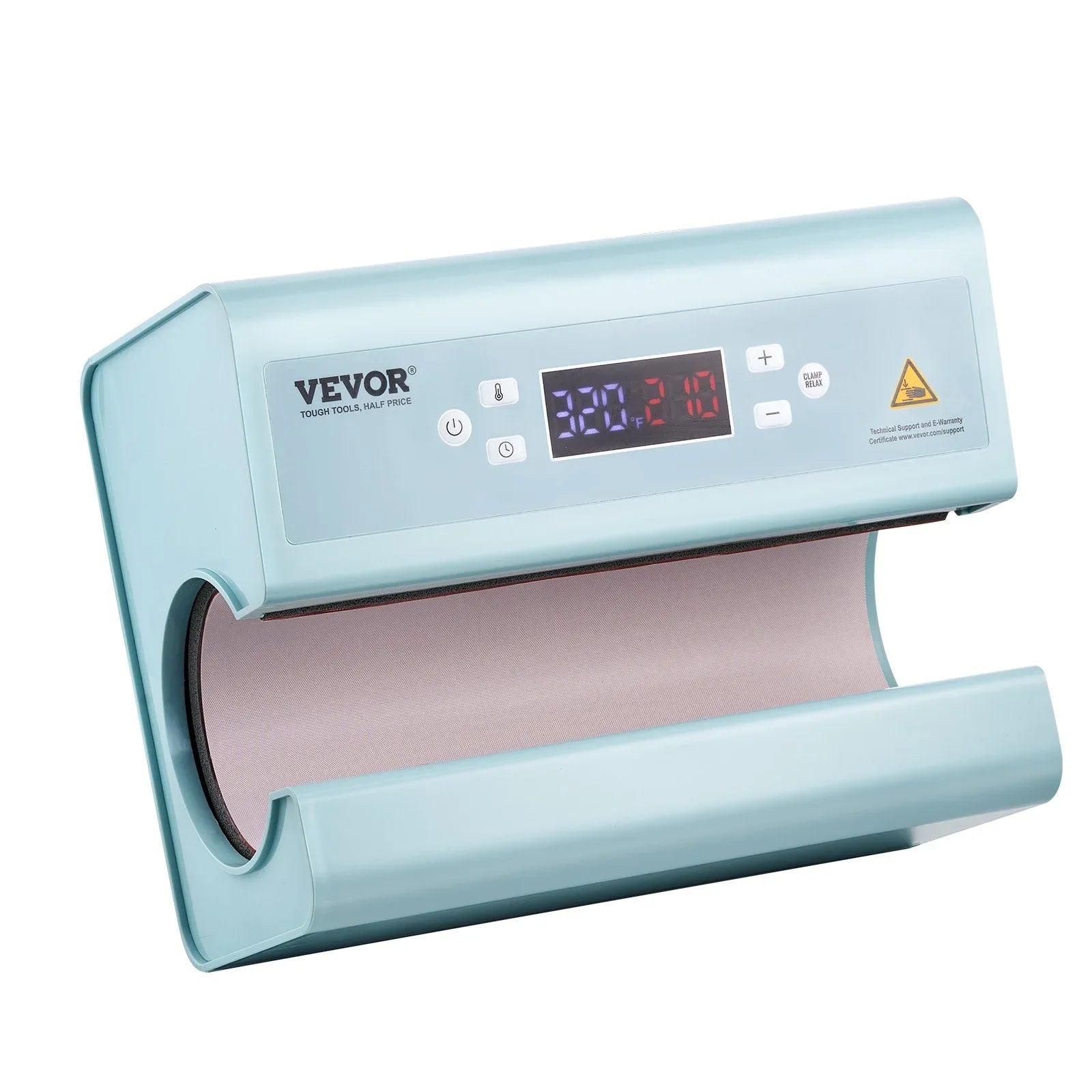 VEVOR Auto Tumbler Heat Press Machine 325-887 ml Sublimation Mug Heat Press Blue - Mekamart Australia