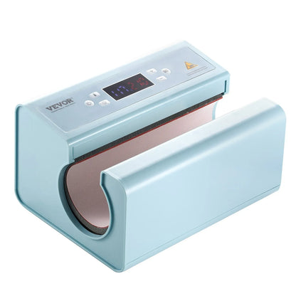 VEVOR Auto Tumbler Heat Press Machine 325-887 ml Sublimation Mug Heat Press Blue - Mekamart Australia
