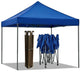 Portable Water-Resistant Gazebo 3x3 M - Blue / Without Sidewalls - Mekamart Australia