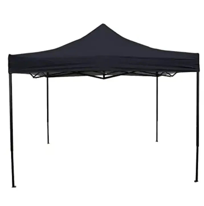 Portable Water-Resistant Gazebo 3x3 M - Black / Without Sidewalls - Mekamart Australia