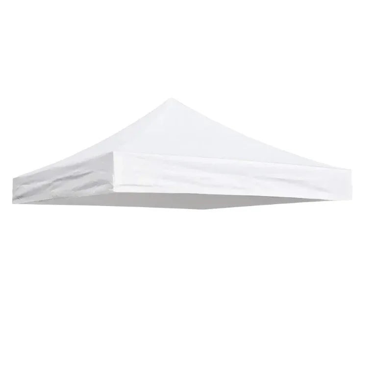 Gazebo Tent Top Cover Camping Beach Sunshade Shelter - White / 2x2M - Mekamart Australia