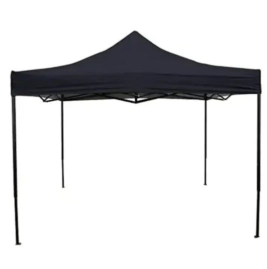 Portable Water-Resistant Gazebo 2x2 M - Black / Without Sidewalls - Mekamart Australia