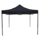 Portable Water-Resistant Gazebo 2x2 M - Black / Without Sidewalls - Mekamart Australia