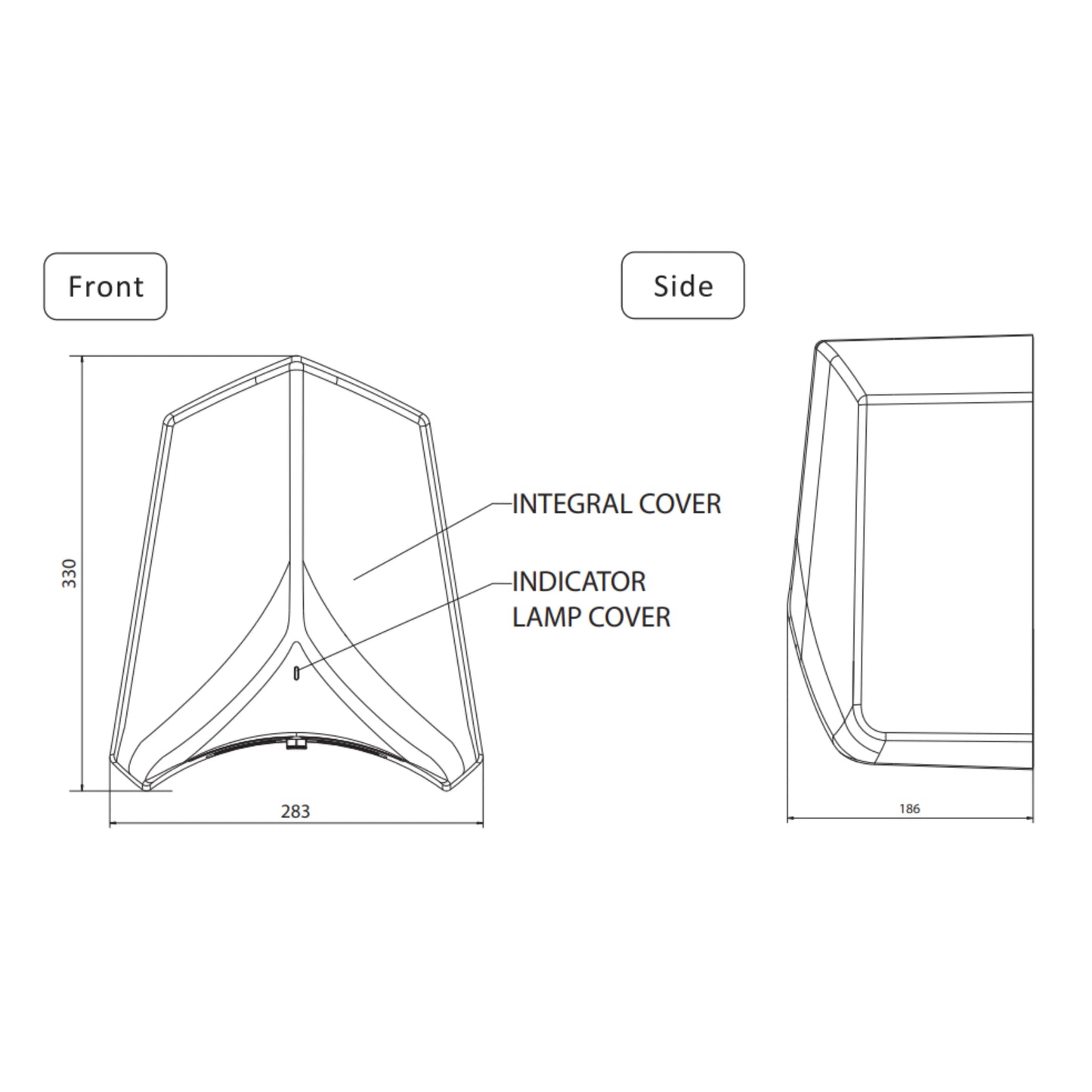 ADGE Hand Dryer 550W &1100W- Black - Mekamart Australia